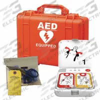 STRYKER PHYSIO-CONTROL AED Value Package: LIFEPAK CR2, Rugged Case, Semi-Auto Mode, Stryker (MPN 99512-001261SP-MD). Key specifications — Shelf Life: 4 yr Pads; Included CPR Feedback: CPR Feedback Not Included; Battery Type: Li-MnO2; Pads Included: Adult AED Pads; Services Included: Medical Direction.