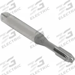 OSG Straight Flute Tap: #3-48 UNC, H1 / 2B-3B, 3 Flute, Plug Chamfer, High Speed Steel (MPN 1001600)