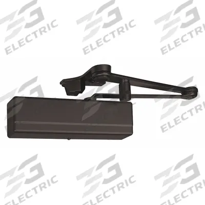 SARGENT Door Closer: Parallel Mounting Type, Grade 1 - Heavy Duty, Bronze, 12 in Lg - Parallel Arm-Mount Door Closers