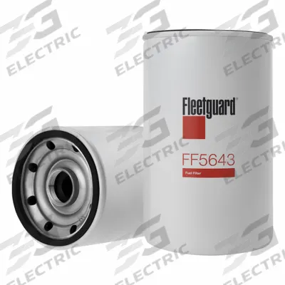 FLEETGUARD Automotive Fuel Filter: 14 3/16 in Overall Lg, 4 1/4 in Outside Dia, Diesel Fuel - Spin-On Fuel Filters
