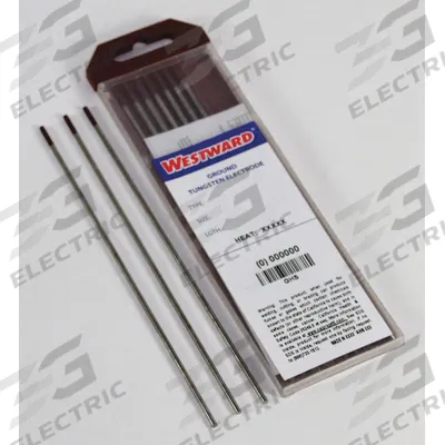 WESTWARD Tungsten Electrode: Zirconiated, 5/32 in x 7 in, Brown, EWZr-.03 - Zirconiated Tungsten Electrodes