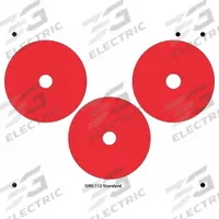 ACCUFORMNMC Gauge Marking Labels: Red, Polyester, 3 PK (MPN GML112RD). Key specifications — Label Color: Red; Label Material: Polyester.