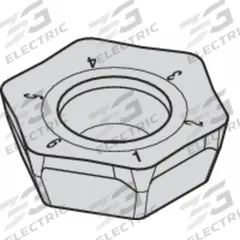 WIDIA Hexagon Milling Insert: HPGT225DZERLD, HPGT06T3DZERLD (MPN 5895785)