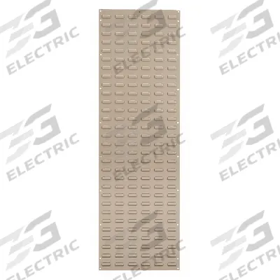 AKRO-MILS Louvered Panel: 61 in x 18 in x 5/16 in, 1 Sides, 0 Bins - Wall-Mount Louvered Panels Without Bins