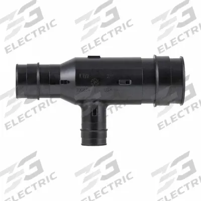 UPONOR Barbed Tee: 1 1/2 in ID x 1 1/2 in ID x 1 in ID Size - Expansion Polymer Barbed Tube Fittings