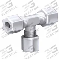 JACO Union Tee: 1/2 in OD x 1/2 in OD x 1/2 in OD Size, Nylon, 5 PK (MPN 70-8-N-PG). Key specifications — Brand: JACO.