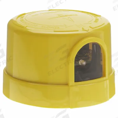 TORK Photocontrol: Turn-Locking Photocell Mounting, SPST, 347-480V AC, 510 J - Turn-Locking Photocells