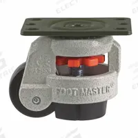 FOOT MASTER Plate Caster: Nylon Tread, 50 mm Wheel Dia, 82 mm Mounting Ht, 617 lb Load Capacity (MPN GD-60-F-NYN-PUS). Key specifications — Brand: FOOT MASTER; Frame Color: White.