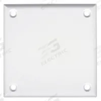 CORTECH Wall Plate: Blank, 2 Gang, White, Std Size (MPN TPDBB). Key specifications — Brand: CORTECH; Material: Polycarbonate/Nylon.