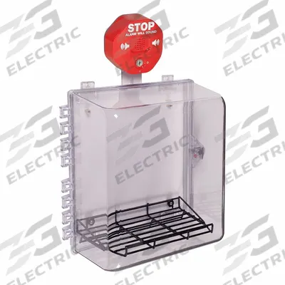 SAFETY TECHNOLOGY INTERNATIONAL Protective Enclosure: Polycarbonate - Covers for Alarms & Wall Fixtures