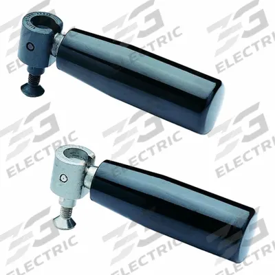 ELESA Hand Knob: SS, Phenolic Knob, M6 Thread - Fold-Away Gear Handles with Threaded Hole