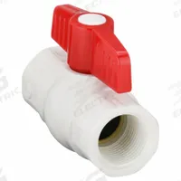 NDS Manual Two-Way Ball Valve: 1 in, PVC, Angle, FNPT x FNPT, 150 psi Max. Pressure (CWP), One-Piece (MPN E1420-10). Key specifications — Brand: NDS; Handle: Tee.