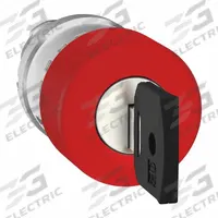 SCHNEIDER Emergency Stop Push Button: Red, 22 mm Mounting Size, Metallic, Maintained (MPN ZB4BS934). Key specifications — Brand: SCHNEIDER; Action: Maintained; Series: XB4; Push Button Material Type: Metallic.