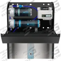 ELKAY Pre-Filter Filtration Kit: 9 3/4 in Overall Ht, Quick-Connect, Plastic, Black (MPN 1100000031). Key specifications — Housing Material: Plastic; Color: Black; Brand: ELKAY; Filter Media: Activated Carbon; Reduces: Sediment.