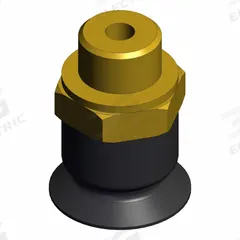 SMC Vertical Vacuum Inlet: Flat, M5 x 0.8, 8 mm Pad Dia, NBR, Black, 50, 11.5 mm Pad Ht, ZP3-T (MPN ZP3-T08UMN-A5). Key specifications — attr1019101: ZP3-T08UMN-A5; attr1019103: SMC; attr1019107: 50.