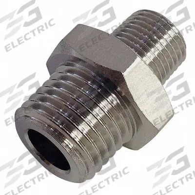 LEGRIS Metal Pipe Straight: Straight, 1/8 in x 1/4 in - Threaded Medium-Pressure Pipe Fittings