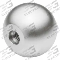 JW WINCO Ball Knobs: Ball, Stainless Steel, M6 Thread, 11 mm Thread Lg, 25 mm Dia (MPN 319-NI-25-M6-C). Key specifications — Brand: JW WINCO.