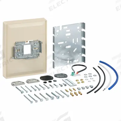 JOHNSON CONTROLS Pneumatic Thermostat Conversion Kit: For Johnson Controls T-4000 Series, Model Universal - Pneumatic Thermostat Wall Mount Kits