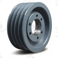 APPROVED VENDOR V-Belt Pulley: C105, 4 Groove, 10.9 in OD, Bushed Bore, E, For C/CX Belt Section (MPN 1054C). Key specifications — Pulley Industry Number: C105; Pitch Diameter: 10.5 in (C); For Belt Section (broad, with similar types): C or CX.