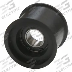 USA INDUSTRIALS Flat Belt Idler Pulley: 11/16 in Bore, 3 in OD, Nylon, Ball Bearing (MPN ZPLY-464). Key specifications — Bearing Type: Ball; Brand: USA INDUSTRIALS.