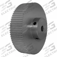 DAYTON Timing Pulley: Modified Curvilinear, Fixed, For GT Timing Belt Section, For 15 mm Belt Wd (MPN 80-3P15-6A4). Key specifications — Brand: DAYTON; Finish: Clear Anodized; For Belt Series: Powerhouse®.