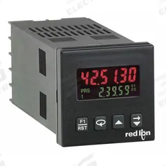 RED LION Time Meter: 85 V AC – 250 V AC, 18 V DC – 36 V DC, 0.3 in Digit Ht - Max., RS-485, C48TS104. Key specifications — attr1042966: C48TS104; attr1042969: +/-0.01%; attr1042981: Red; attr1042982: LCD; attr1042993: 4X; attr1043003: Time Meter; attr1043006: C48T; attr1043012: Screw Clamp.