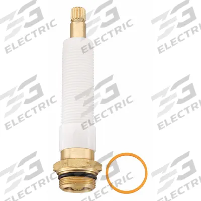 KISSLER Faucet Valve Stem: Compatible Product Type Bathtub and Shower - Stems & Stem Extenders for Bathtubs & Showers