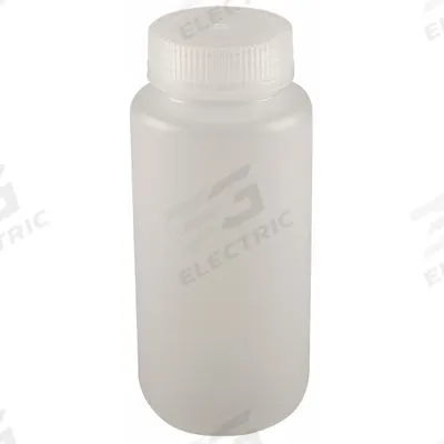 APPROVED VENDOR Reagent Bottle: LDPE, 60 mL, 2 fl oz, Closure Included, Colorless - LDPE Wide Mouth Round Lab Bottles