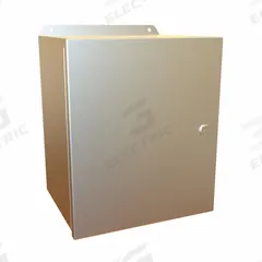HAMMOND Electrical Enclosure: Stainless Steel, 12 in x 10 in x 8 in, NEMA 12/13/3R/4/4X, w/Panel (MPN EJ12108SS). Key specifications — Brand: HAMMOND; Closure Method: Latches; Enclosure Material: Stainless Steel; Knockouts: Not Included; Includes Inner Panel: with Inner Panel Included.