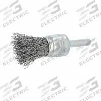 APPROVED VENDOR End Brush: Crimped Steel, 3/4 in Dia, 0.012 in Fill Dia, 1/4 in Shank (MPN 66254443223). Key specifications — Brand: APPROVED VENDOR.