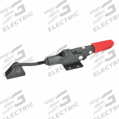 JW WINCO Latch Type Toggle Clamp: Horizontal, Includes Locking Handle - J-Hook Latch Toggle Clamps