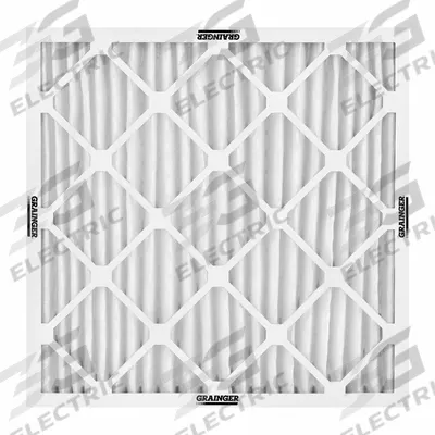 GRAINGER Pleated Air Filter: 25 in x 25 in x 1 in, MERV 13 - MERV 13 Pleated Air Filters