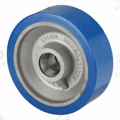 APPROVED VENDOR Caster Wheel: 12 in Wheel Dia., 4 in Wheel Wd, Polyurethane, 6,000 lb Load Rating (MPN W-1240-SYT-1-1/4). Key specifications — Brand: APPROVED VENDOR; Wheel/Tread Color: Blue.