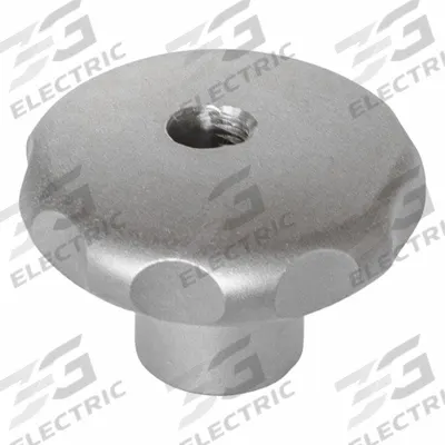 JW WINCO Quick Release Hand Knobs: Fluted, Stainless Steel, 1/4"-20 Thread - Quick-Release Fluted Knobs