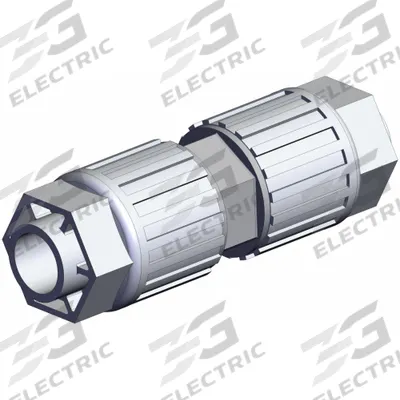 SMC High Purity Tube Fitting: 1/2 in OD x 1/2 in OD Size, Compression x Compression - PFA Compression Tube Fittings