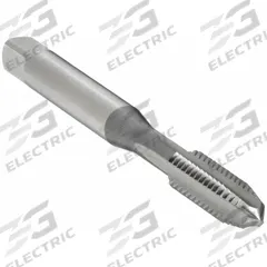 OSG Straight Flute Tap: #6-32 UNC, 2B+, 3 Flute, Plug Chamfer, High Speed Steel (MPN 1593500)