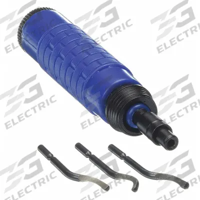 WESTWARD Deburring Tool Set: E100/E200/E300 Blade (MPN 4KTV1) - Adjustable-Length Hand Deburring Tools