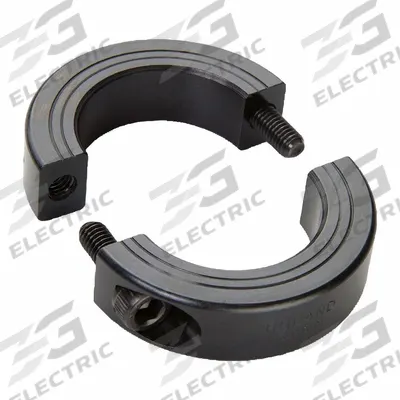 RULAND MANUFACTURING Balanced Shaft Collar: 2-Piece, Inch, Round, Clamp-On, 13/16 in Bore Dia - Steel Balanced Shaft Collars