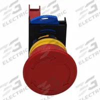 DAYTON Emergency Stop Push Button: Non-Illuminated, Mushroom Head Profile, Non-Metallic, 22 mm, 1NC (MPN GGS_116331). Key specifications — Brand: DAYTON; Action: Maintained; Push Button Material Type: Non-Metallic.