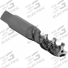 OSG Spiral Flute Tap: M10x1.5 Metric, 6H, 3 Flute, Bottoming Chamfer, Black Oxide High Speed Steel (MPN 2988501)