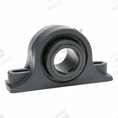 MOLINE BEARING Pillow Block Bearing: 1 7/16 in Bore, Spherical E Roller Bearing, Cast Iron, 2 Holes (MPN 29221107). Key specifications — Maximum Speed: 2,800 RPM; Mounting Bolt Size: 1/2 in; Brand: MOLINE BEARING.