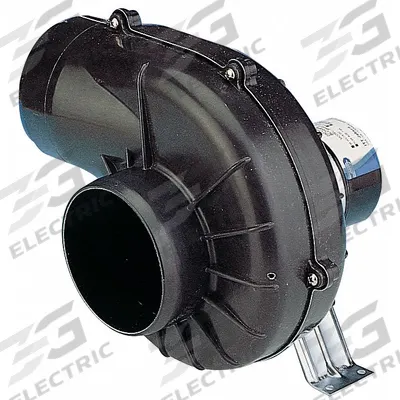 JABSCO Blower: 3 1/4 in Wheel Dia, Direct Drive, Includes Drive Pack, 12V DC - Corrosion-Resistant Direct-Drive Blowers
