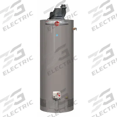 RHEEM Residential Gas Water Heater: Natural Gas, Low NOx, 50 gal, 42,000 BTU - Powered-Vent Commercial Gas Water Heaters