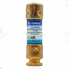 LITTELFUSE Fuse: Class RK5, FLNR Series, Time-Delay, 200 mA, 250 V AC, 125 V DC, Non-Indicating (MPN FLNR.200T). Key specifications — Series: FLNR.