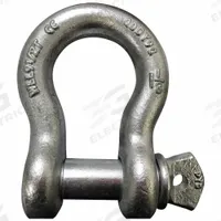APPROVED VENDOR Anchor Shackle: Anchor Shackle, 19,000 lb Working Load Limit, Carbon Steel, Silver (MPN 55AY14). Key specifications — Body Color: Silver; Brand: APPROVED VENDOR.