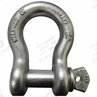 APPROVED VENDOR Anchor Shackle: Anchor Shackle, 19,000 lb Working Load Limit, Carbon Steel - Anchor Shackles for Lifting