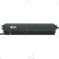 TRIPP LITE Power Distribution Unit: 120V AC, 13 Outlets, NEMA 5-15/20R, Non-Metered, 15 ft Cord Lg (MPN PDU1220T). Key specifications — Plug Type: NEMA L5-20P; Brand: TRIPP LITE; Maximum Input Voltage: 120V AC; Receptacle Type: NEMA 5-15/20R; Mounting Location: Vertical Rack.