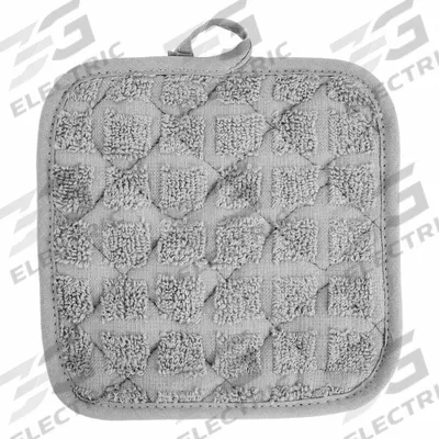 MARTEX Pot Holder: 7 in Overall Lg, Ring-Spun Cotton, Gray (MPN 1C41653) - Furnishings, Appliances and Hospitality