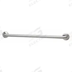 BRADLEY Wall Grab Bar: Straight, 12 in Lg, 1 1/4 in Dia, Stainless Steel, Satin, BRADLEY (MPN 8320-001120-GR). Key specifications — Brand: BRADLEY.