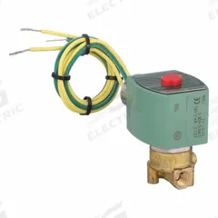 REDHAT Solenoid Valve: 2-Way, Normally Closed, 1/8 in Pipe Size, 24V DC, High Flow, Brass Body (MPN 8262H002LF 24/DC). Key specifications — Pipe Size: 1/8 in; Voltage: 24V DC; Brand: REDHAT.